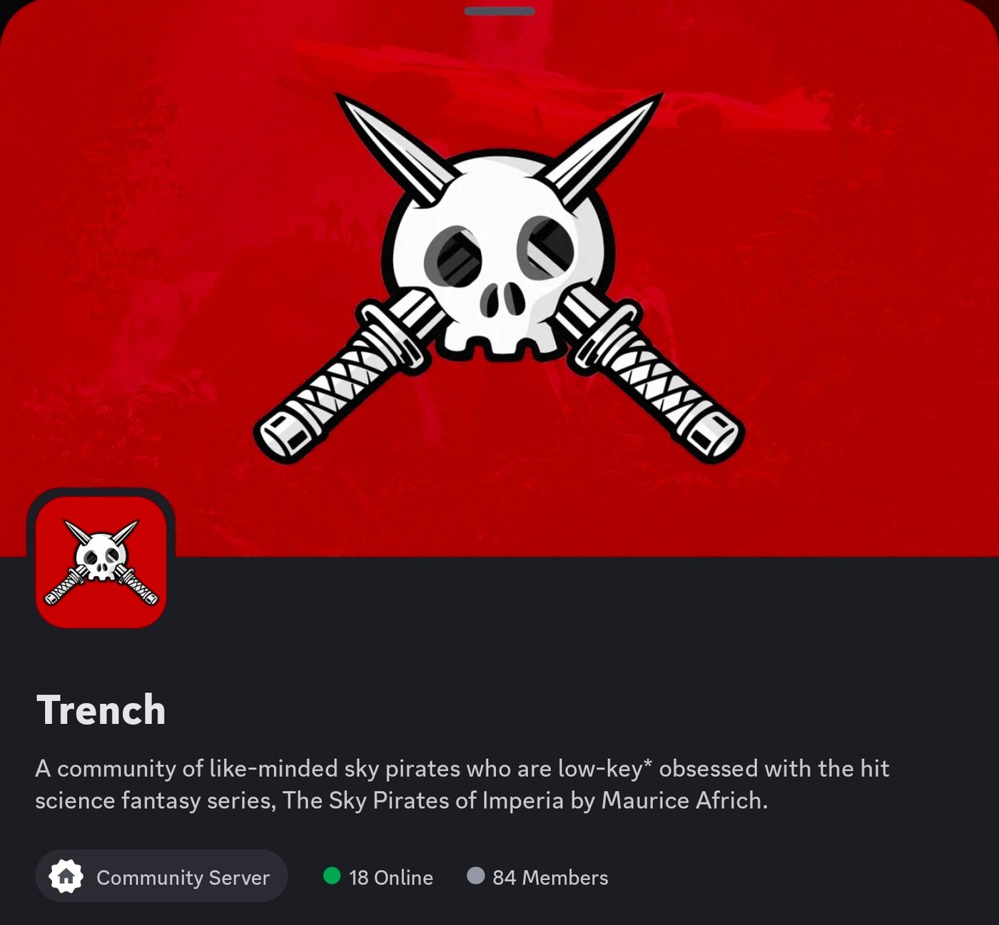 Maurice Africh: Discord Community Logo